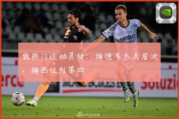 俄热门运动员榜:梅德韦杰夫居次,梅西位列第四